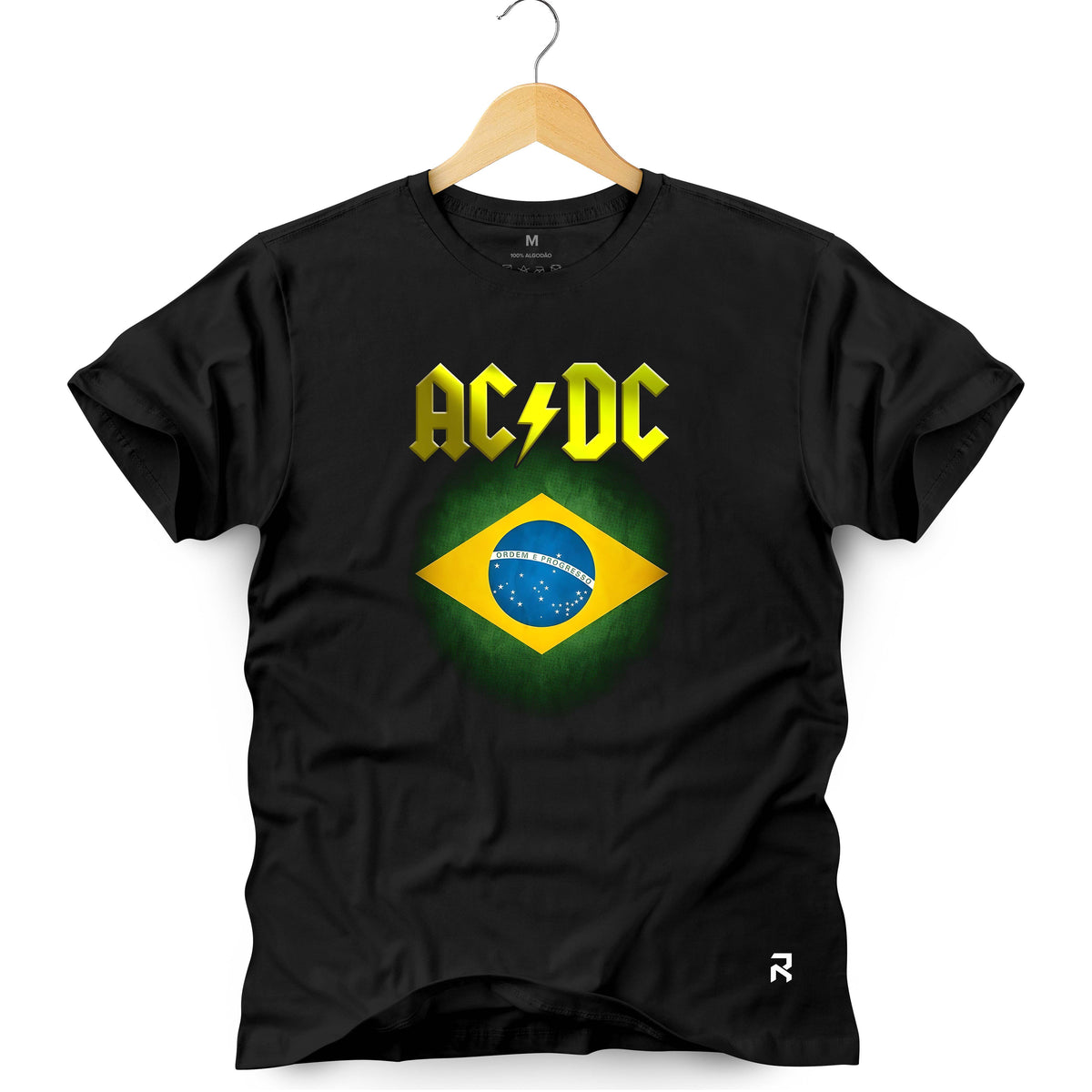 Camiseta Masculina ACDC Bandeira