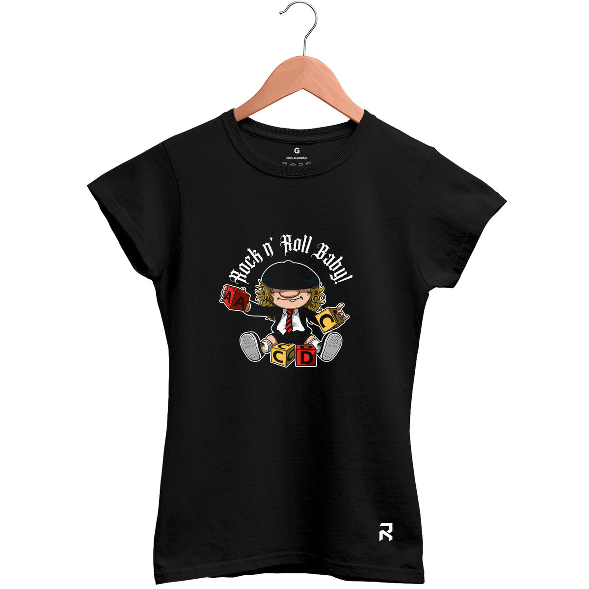Camiseta Baby Look Feminina Baby Angus