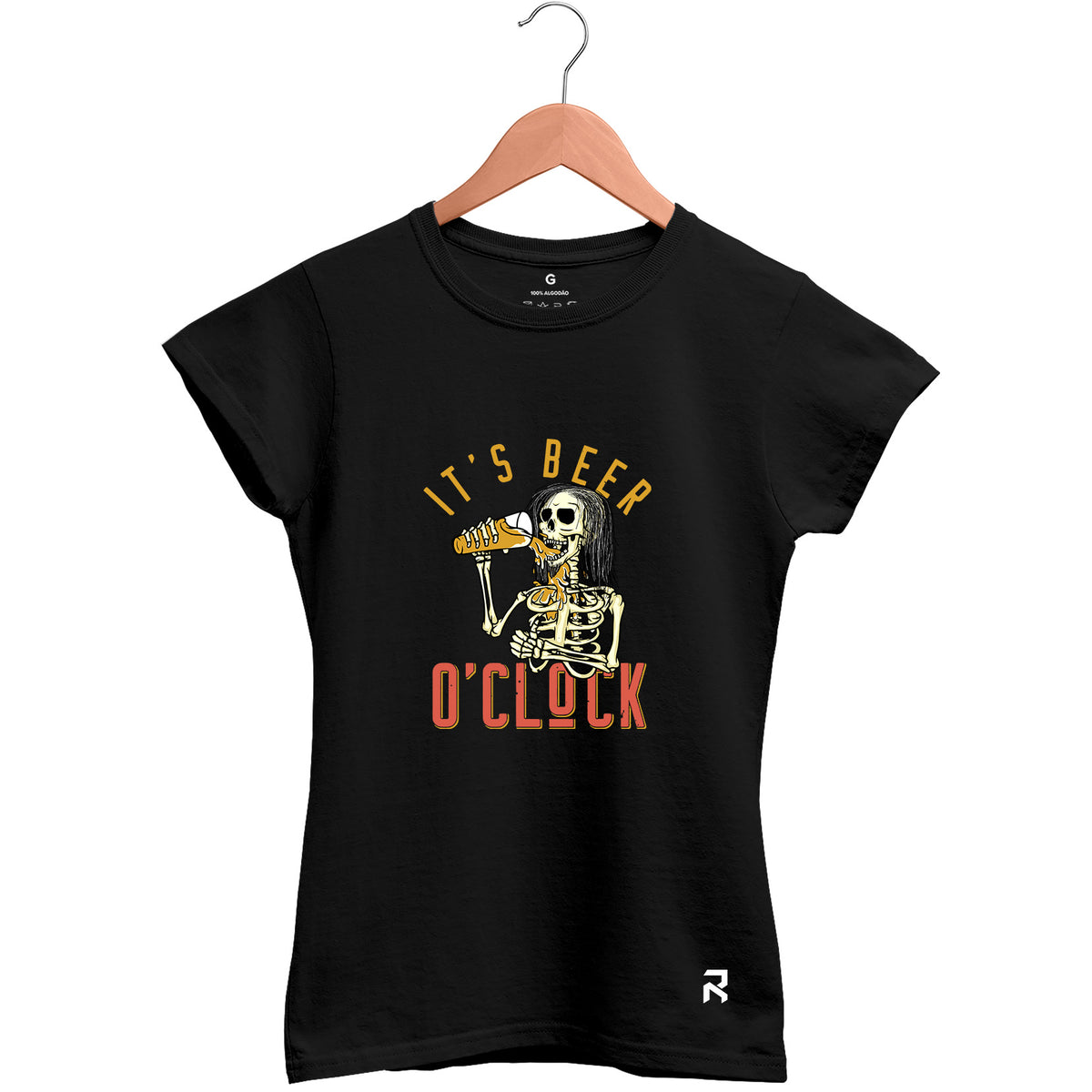 Camiseta Baby Look Feminina Beer Oclock