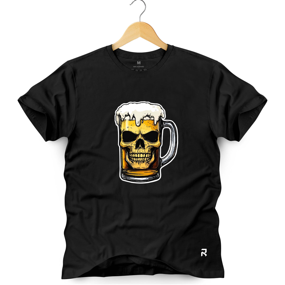 Camiseta Masculina Beer Skull