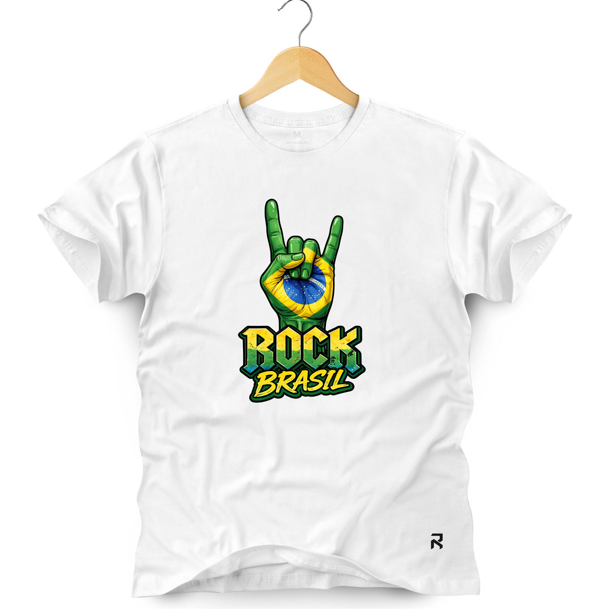 Camiseta Masculina Brasil Rock