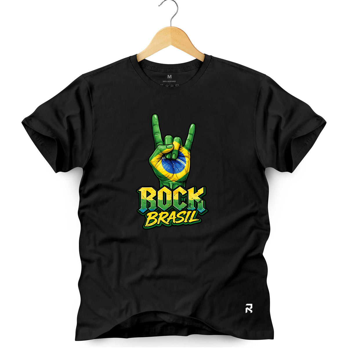 Camiseta Masculina Brasil Rock