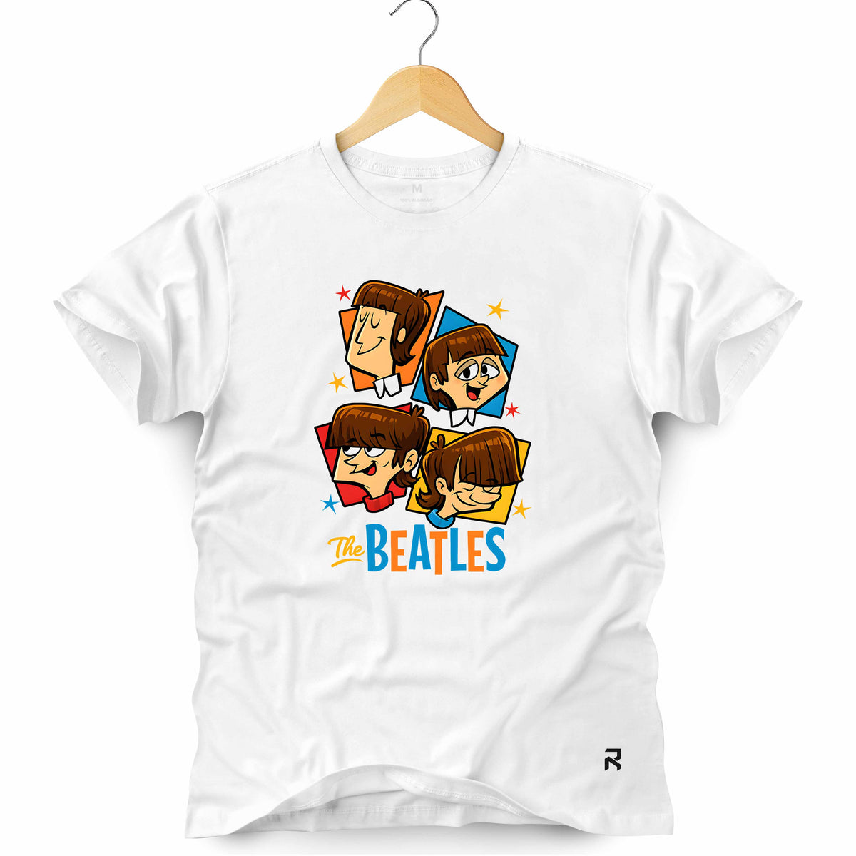 Camiseta Masculina Cartoon Beatles