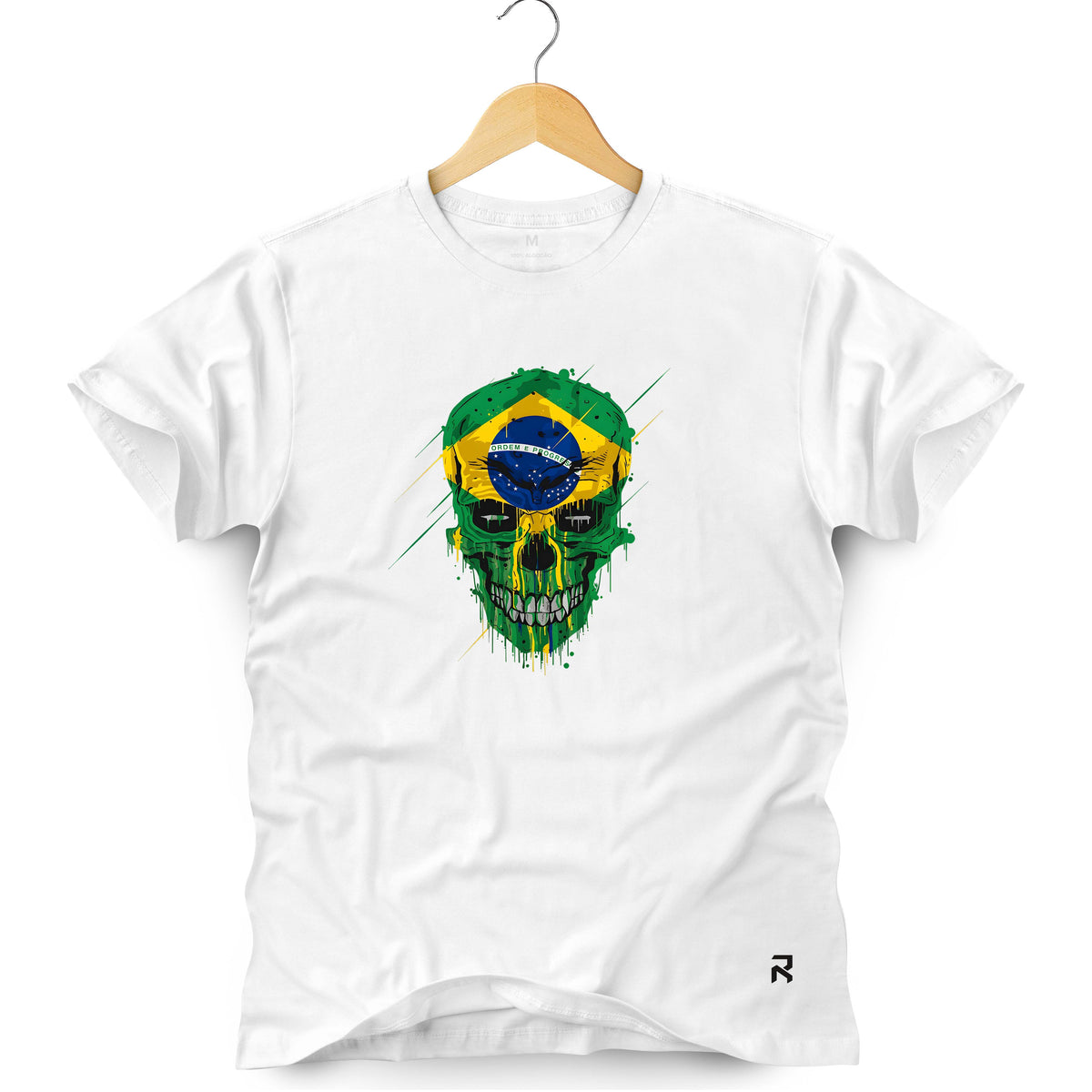 Camiseta Masculina Caveira BR