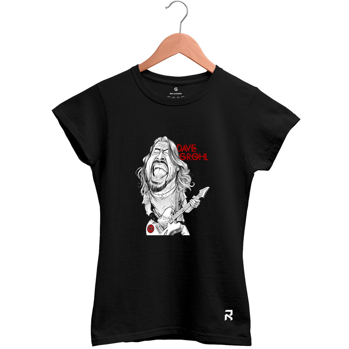 Camiseta Baby Look Feminina Dave Grohl