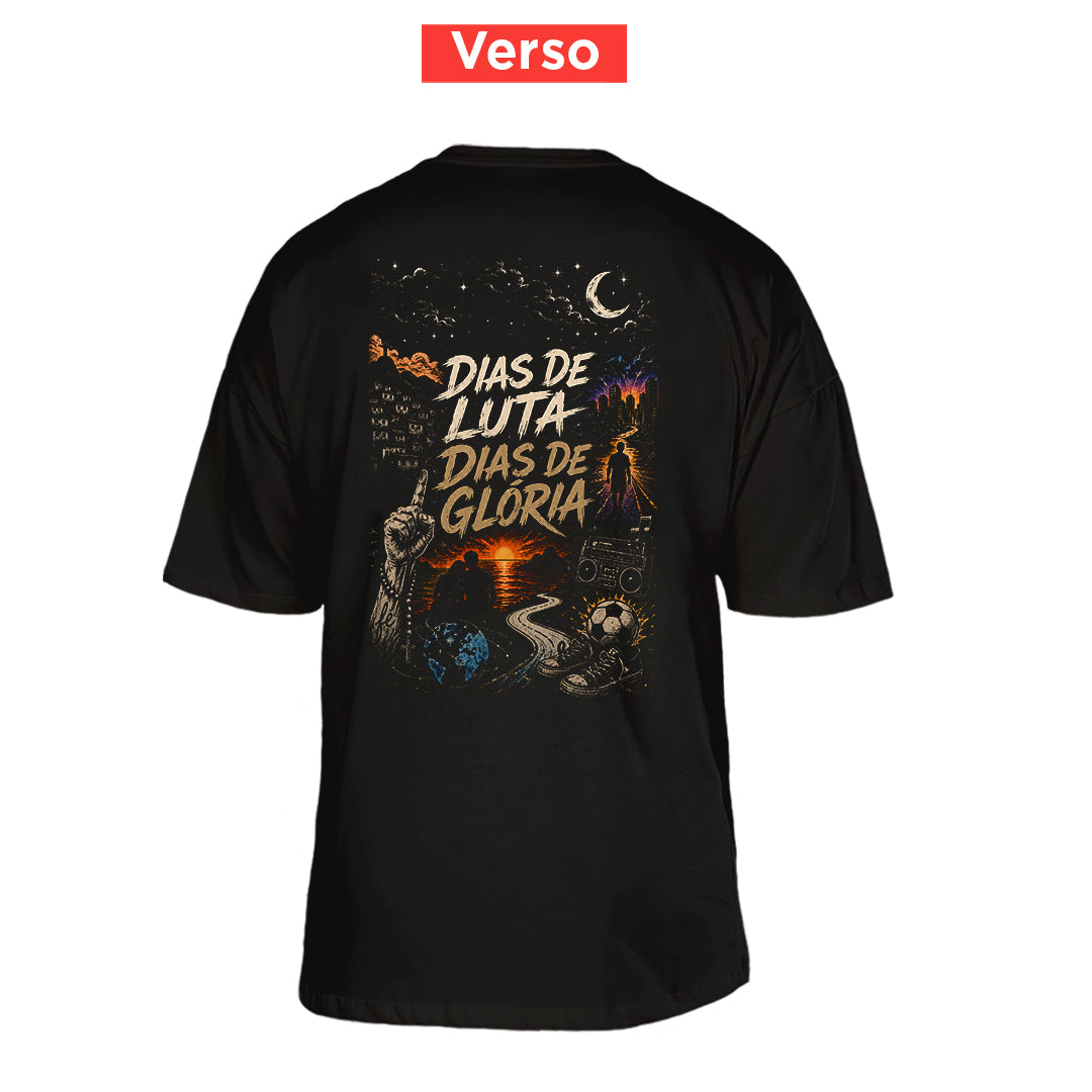 Camiseta Oversized Dias de Luta