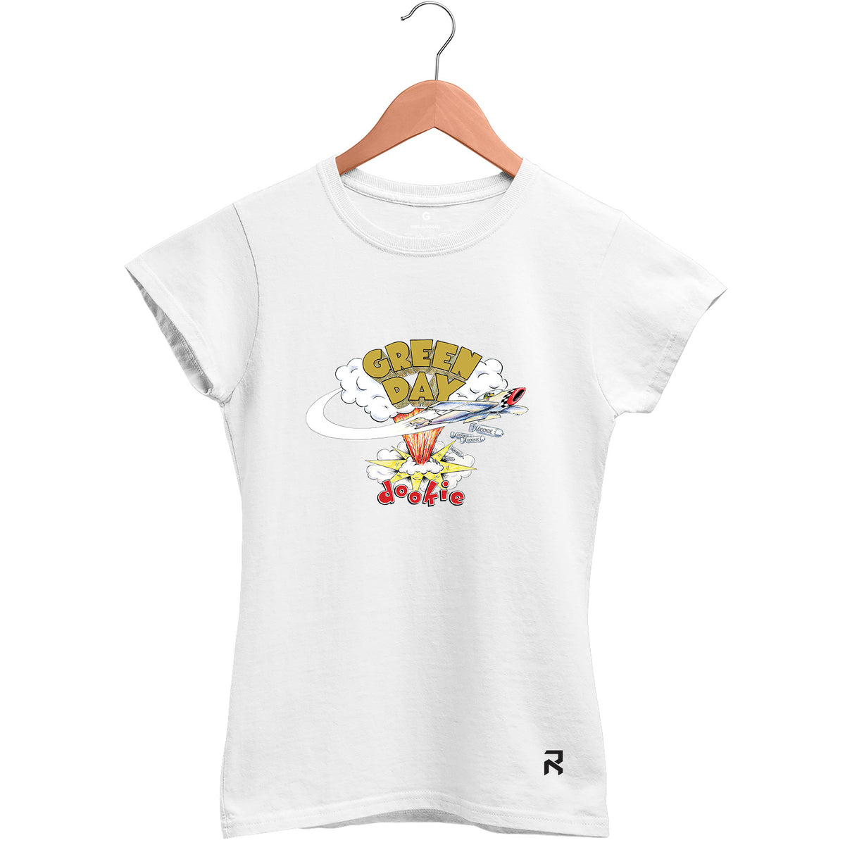 Camiseta Baby Look Feminina Dookie Green Day