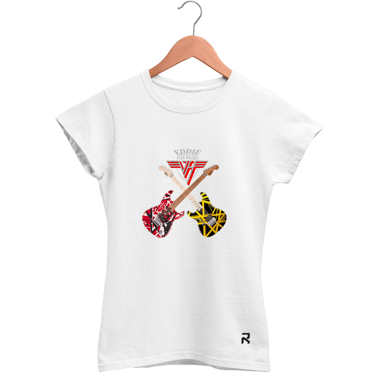 Camiseta Baby Look Feminina Eddie Van Halen