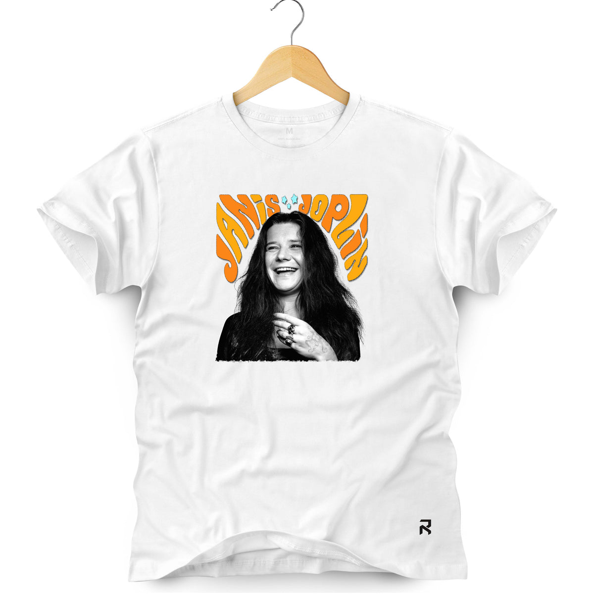 Camiseta Masculina Foto Janis Joplin