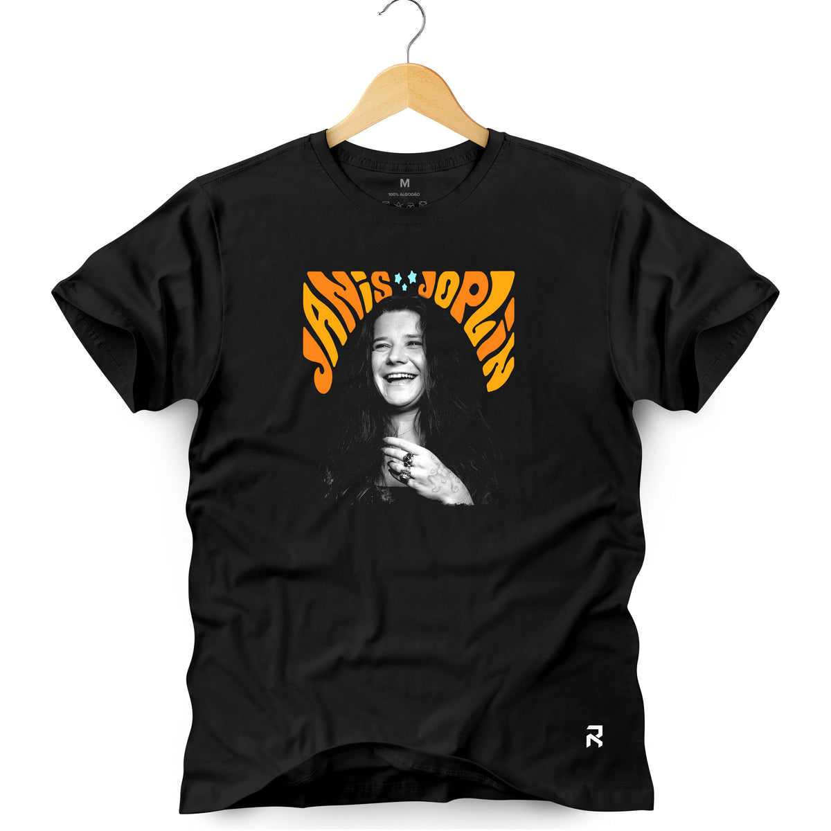 Camiseta Masculina Foto Janis Joplin