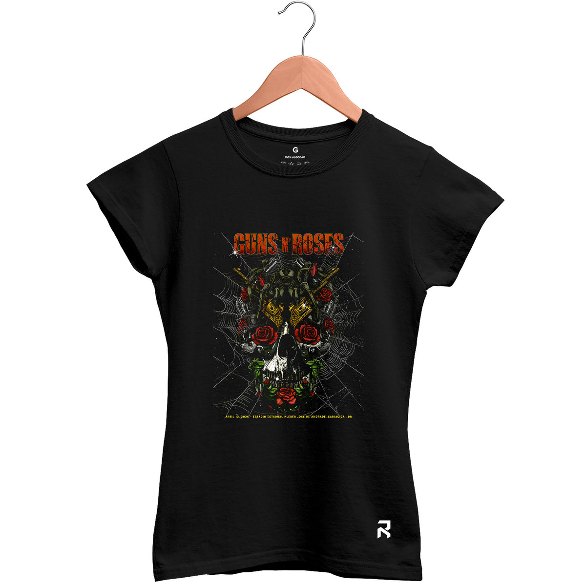 Camiseta Baby Look Feminina Guns Cariacica