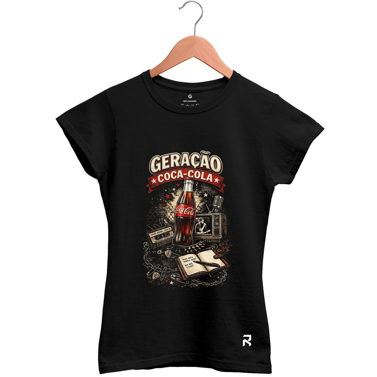 Camiseta Baby Look Feminina Geração Legião Urbana