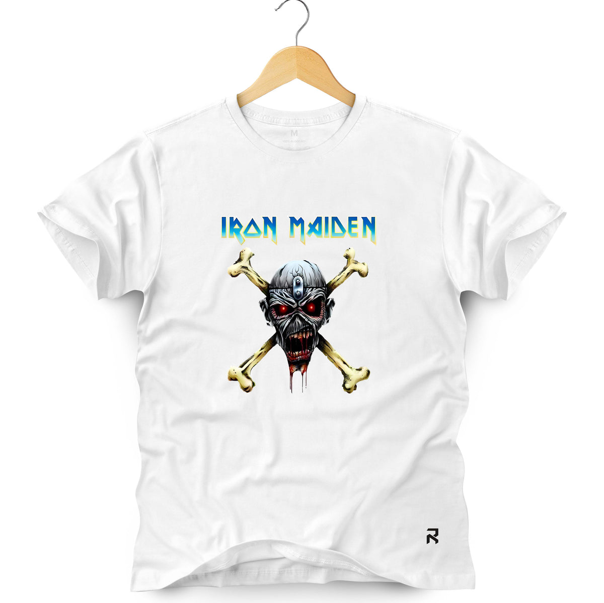 Camiseta Masculina Iron Maiden Caveira