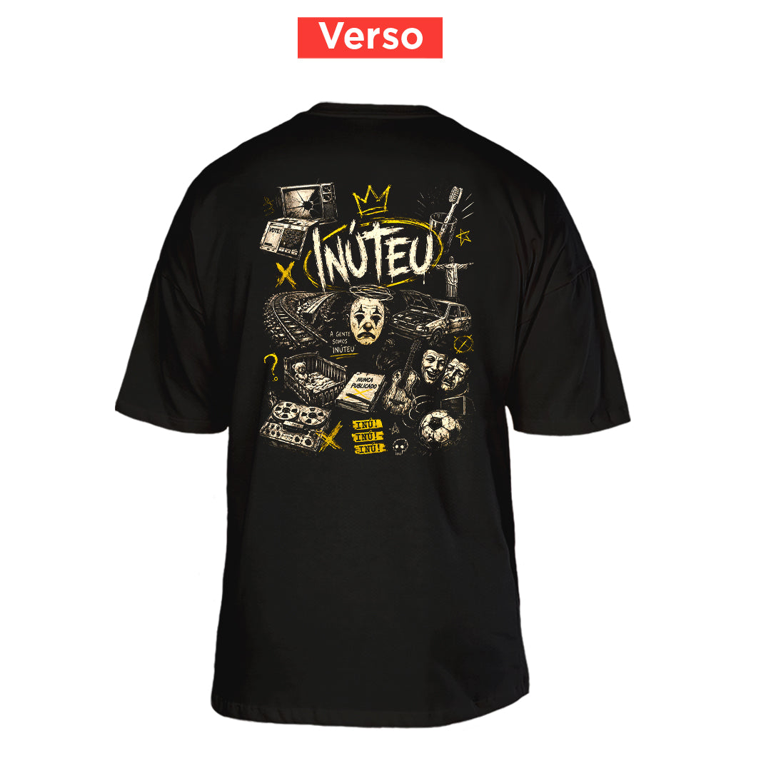 Camiseta Oversized Inúteu