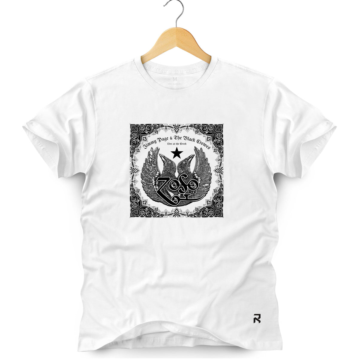 Camiseta Masculina Jimmy Page e Black Crowes