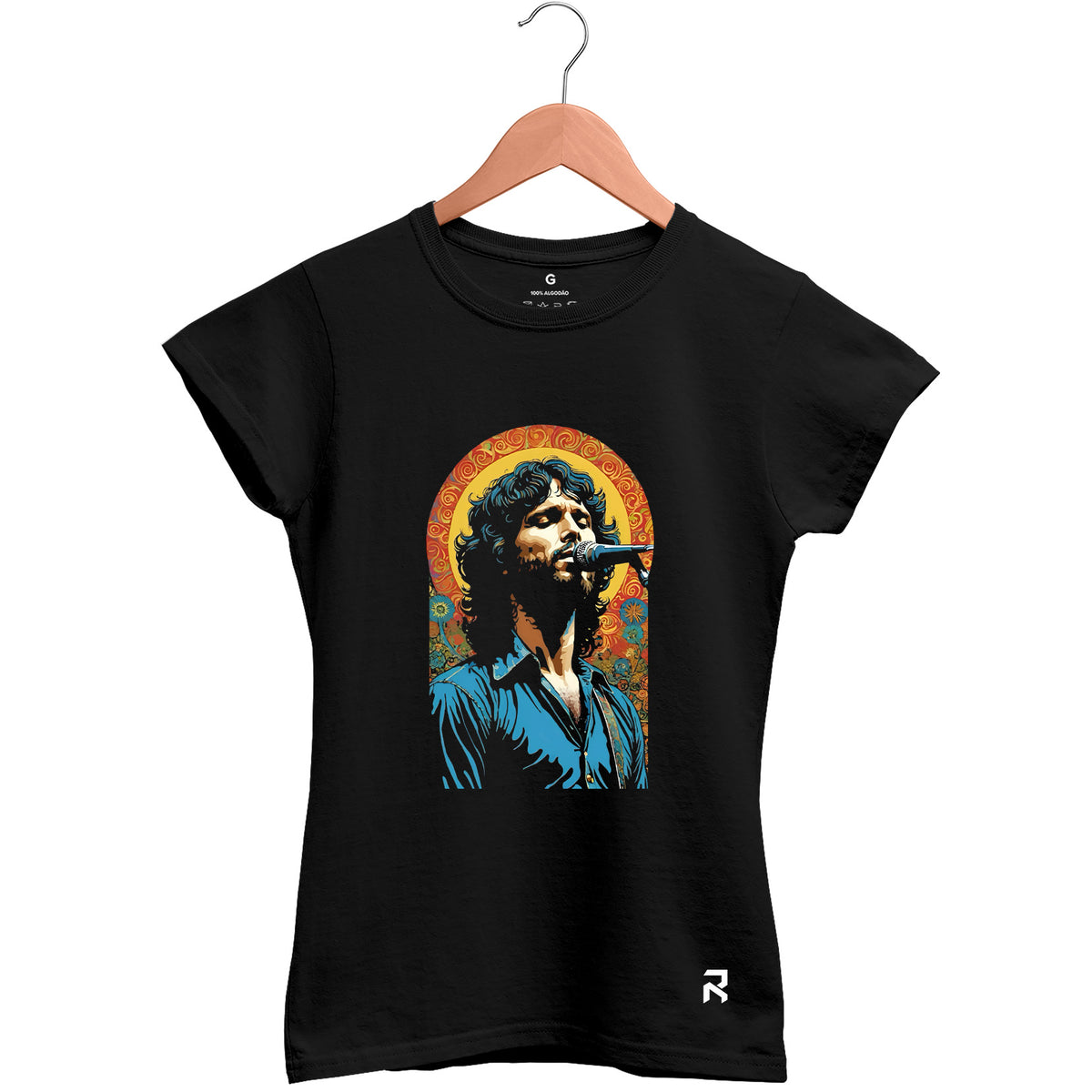 Camiseta Baby Look Feminina Jim Morrison