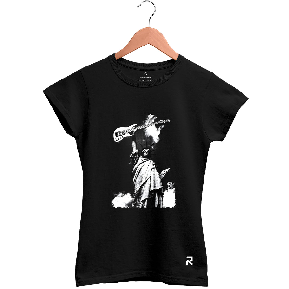 Camiseta Baby Look Feminina Liberdade Baixista