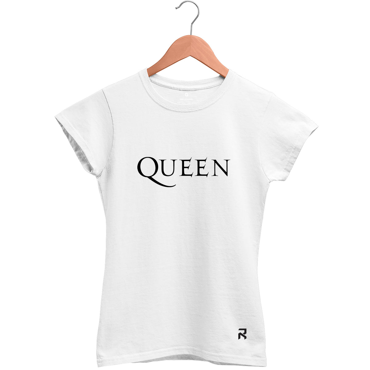 Camiseta Baby Look Feminina Lettering Queen