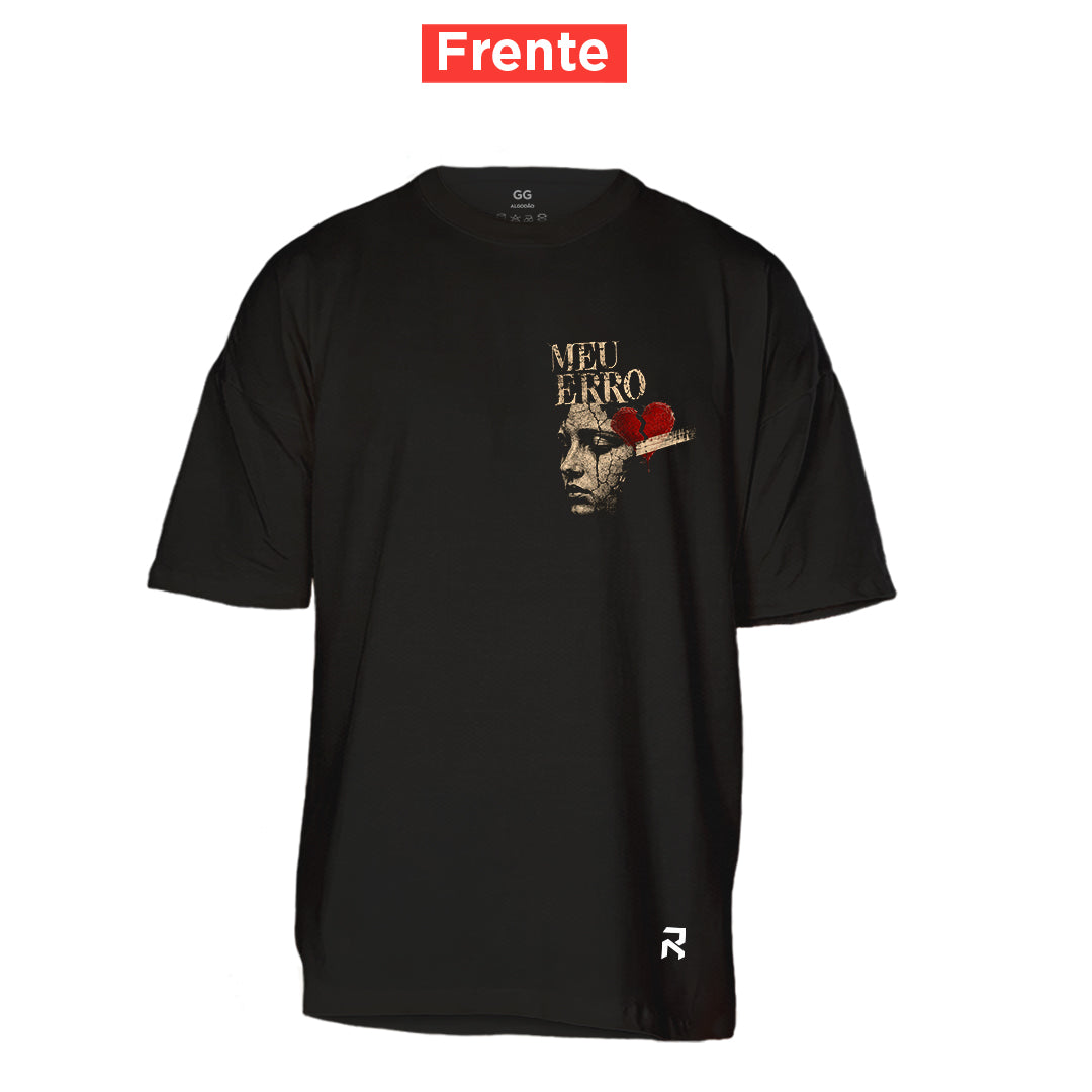 Camiseta Oversized Meu Erro