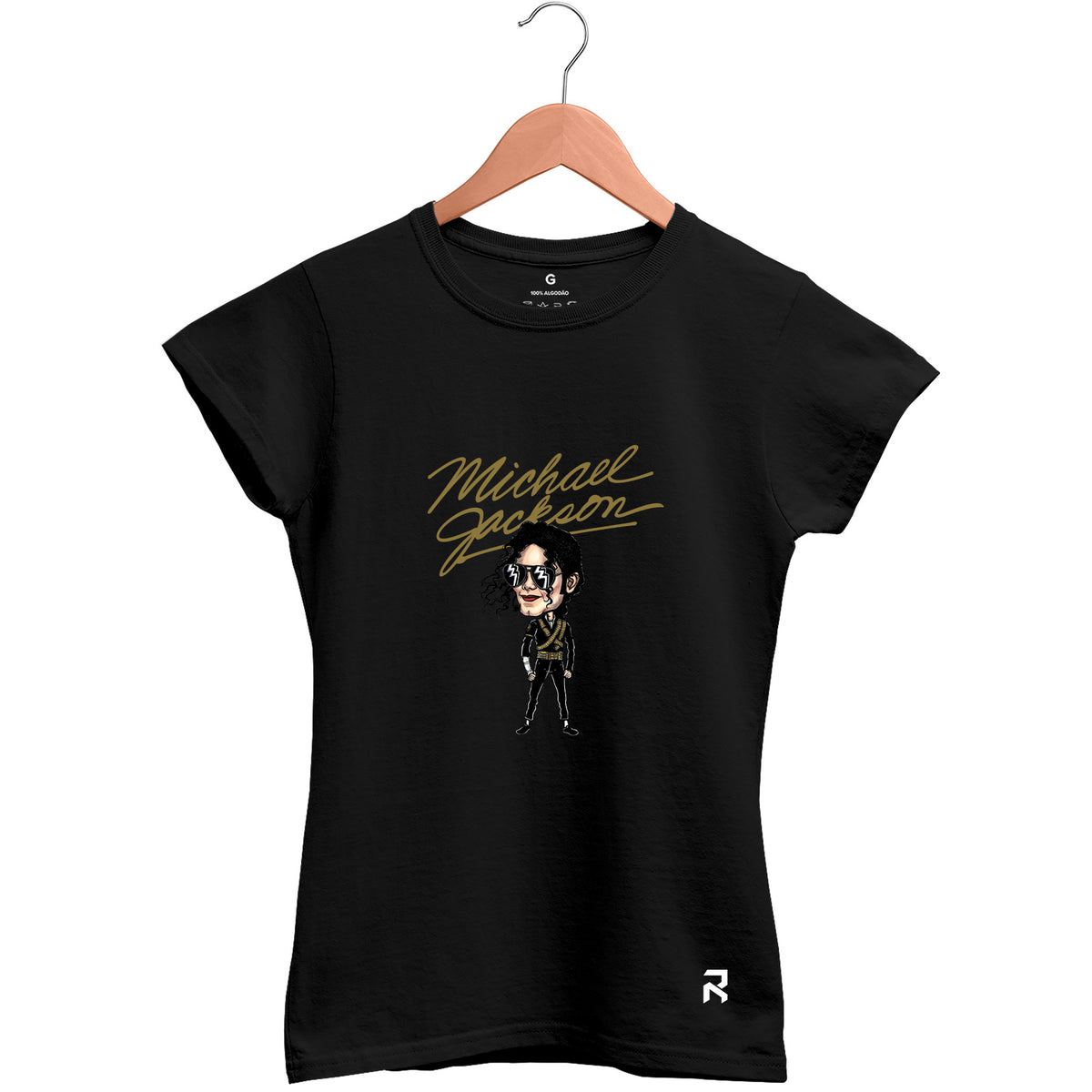 Camiseta Baby Look Feminina 93 Michael Jackson