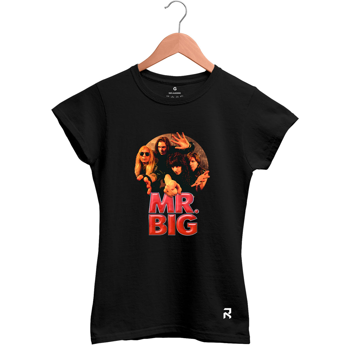 Camiseta Baby Look Feminina Mr. Big
