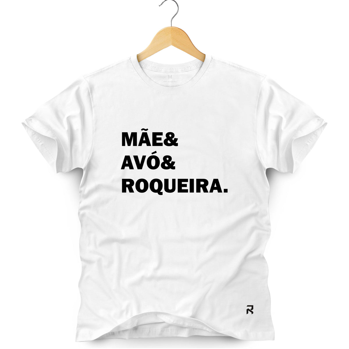 Camiseta Masculina Mãe Avó e Roqueira