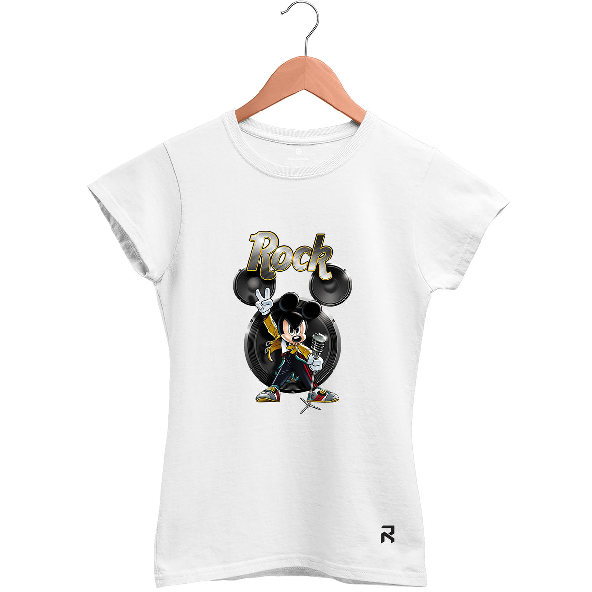 Camiseta Baby Look Feminina Mercury Mouse