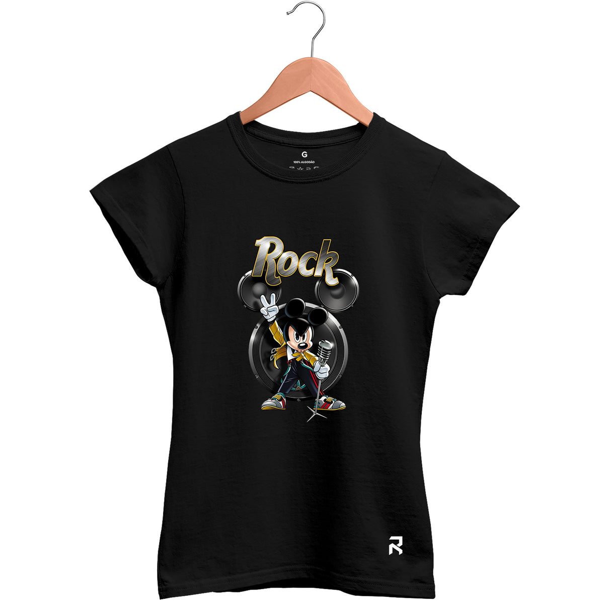 Camiseta Baby Look Feminina Mercury Mouse