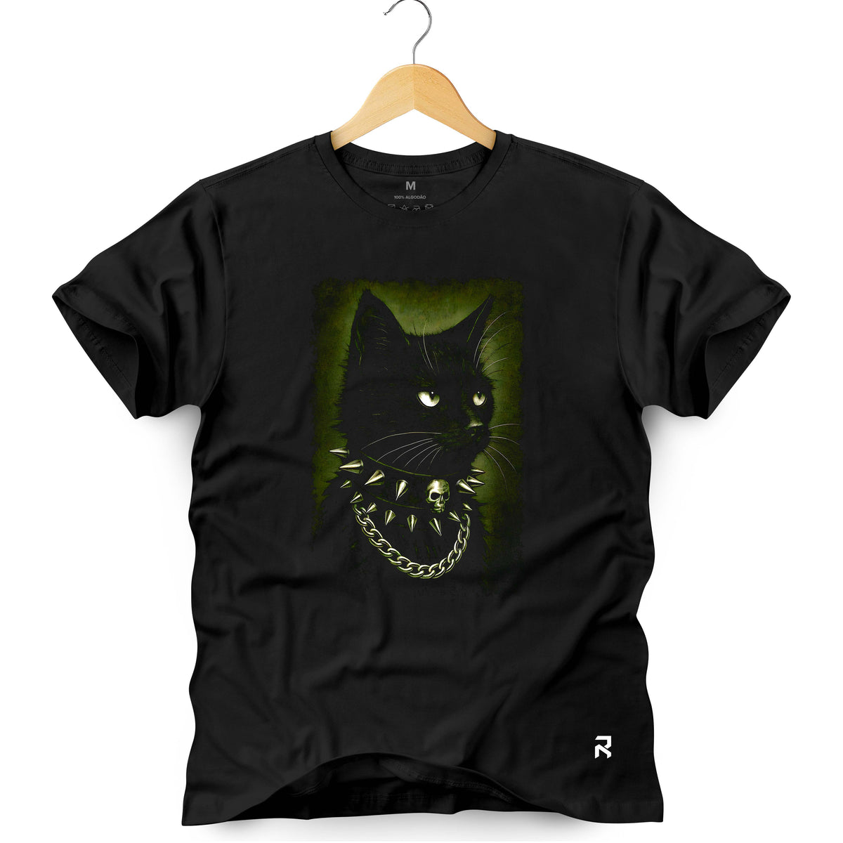 Camiseta Masculina Metal Cat