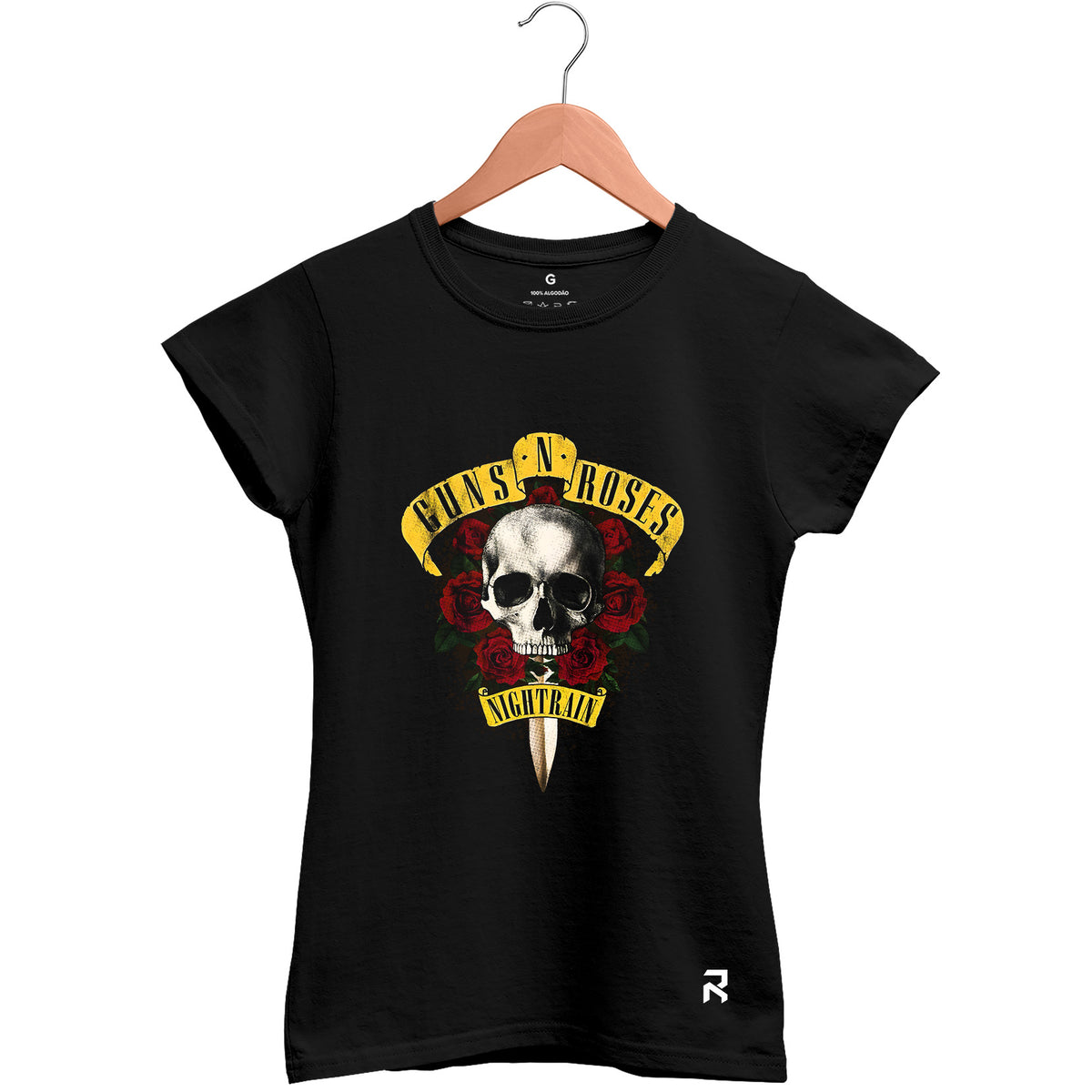 Camiseta Baby Look Feminina Nightrain Guns