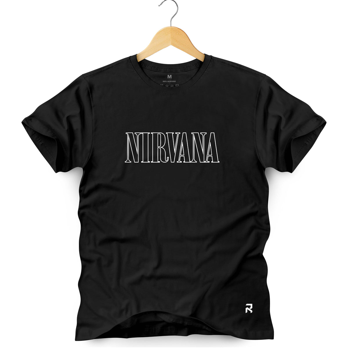 Camiseta Masculina Nirvana Lettering