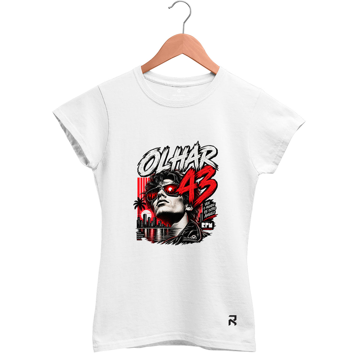 Camiseta Baby Look Feminina Olhar 43