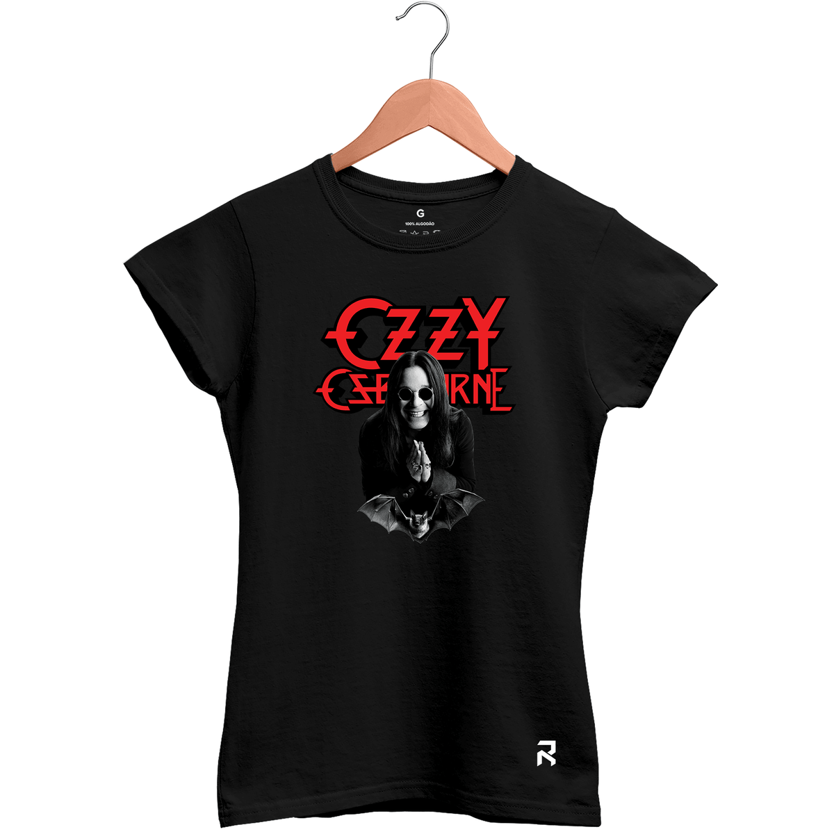 Camiseta Baby Look Feminina Ozzy Osbourne