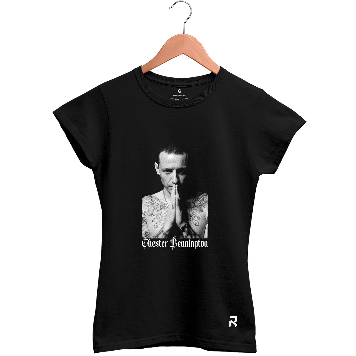 Camiseta Baby Look Feminina PB Chester Bennington