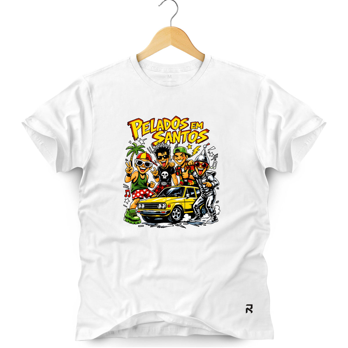 Camiseta Masculina Pelados Em Santos