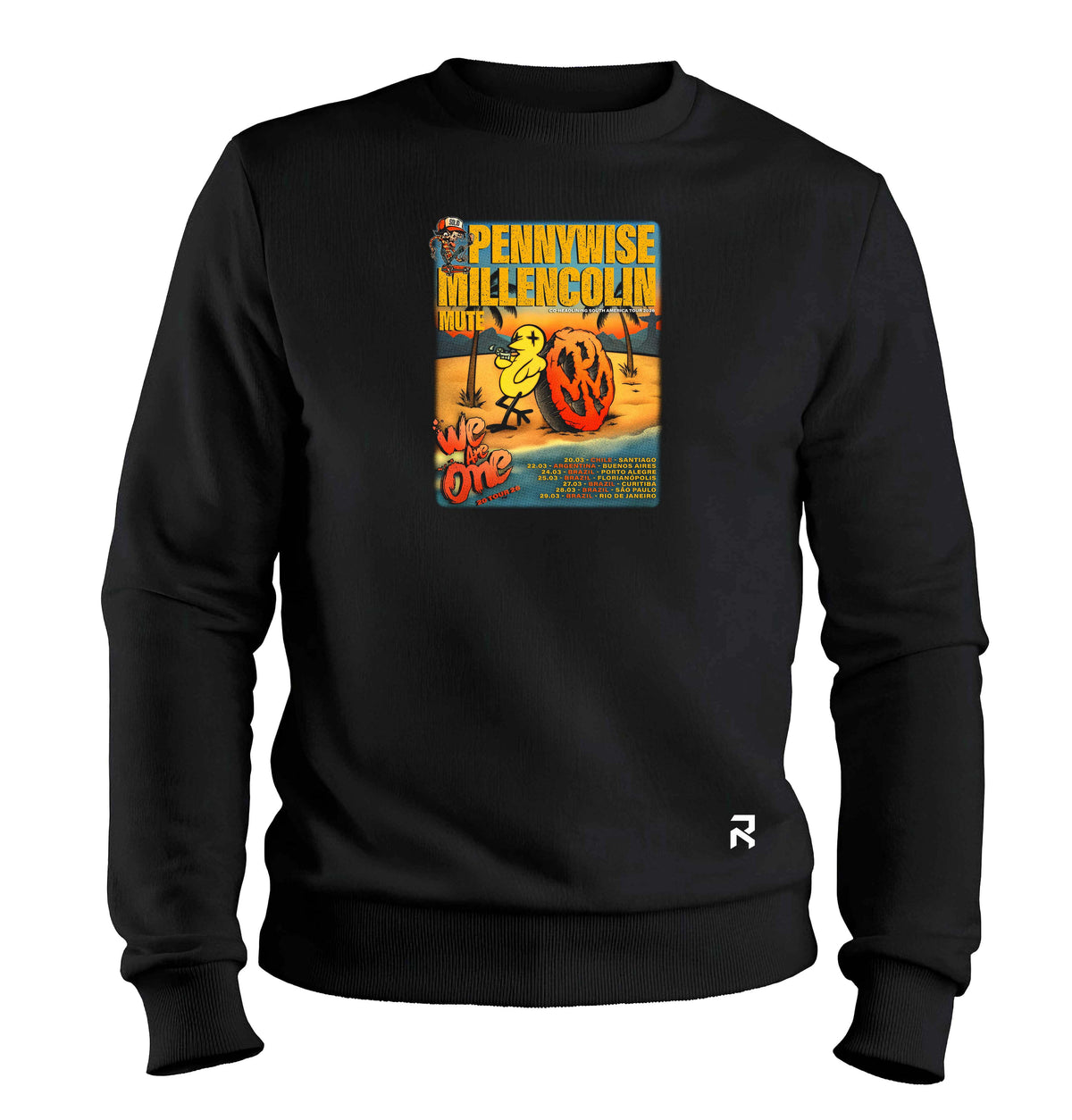 Moletom Unissex Tour Pennywise Millencolin