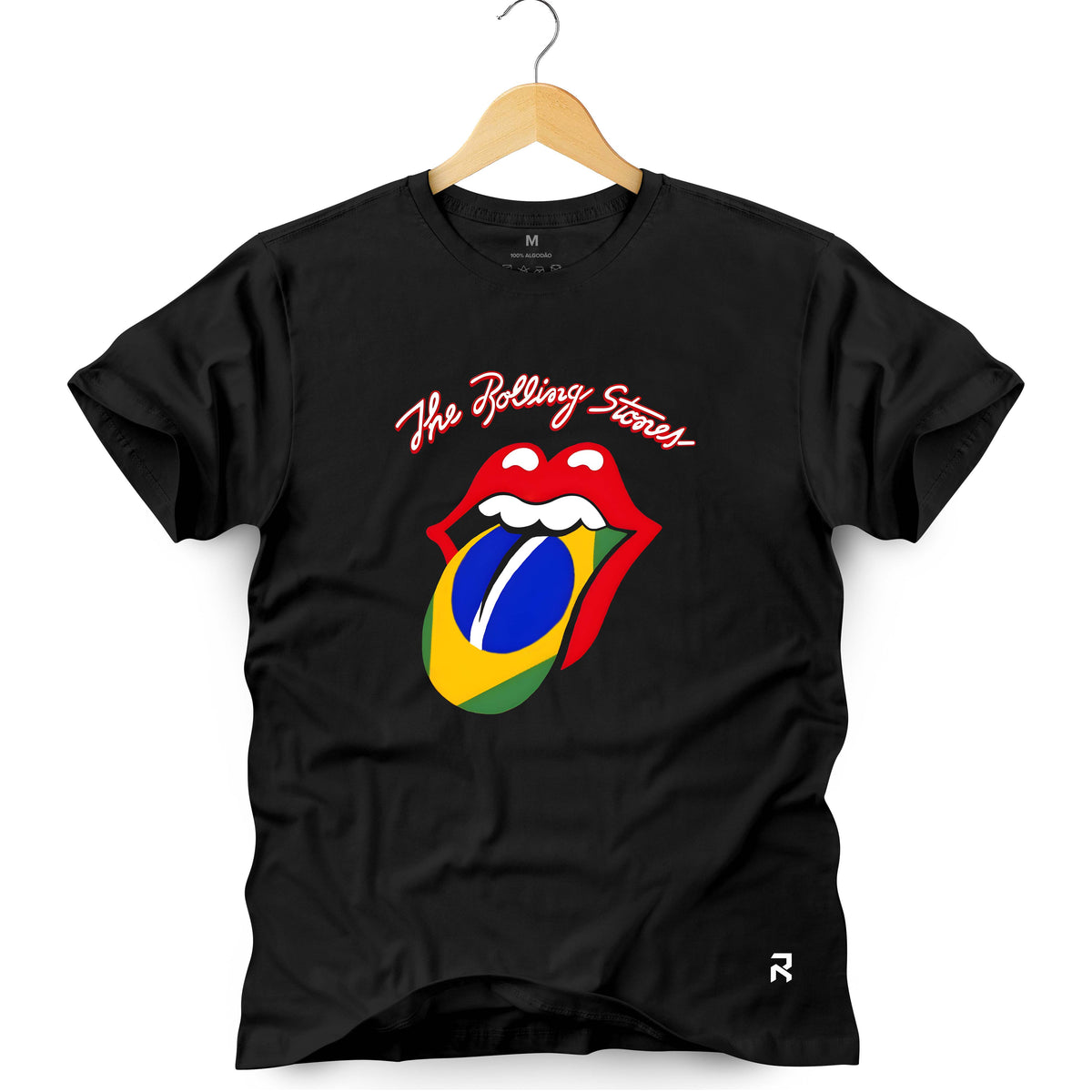 Camiseta Masculina Rolling Stones Brasil