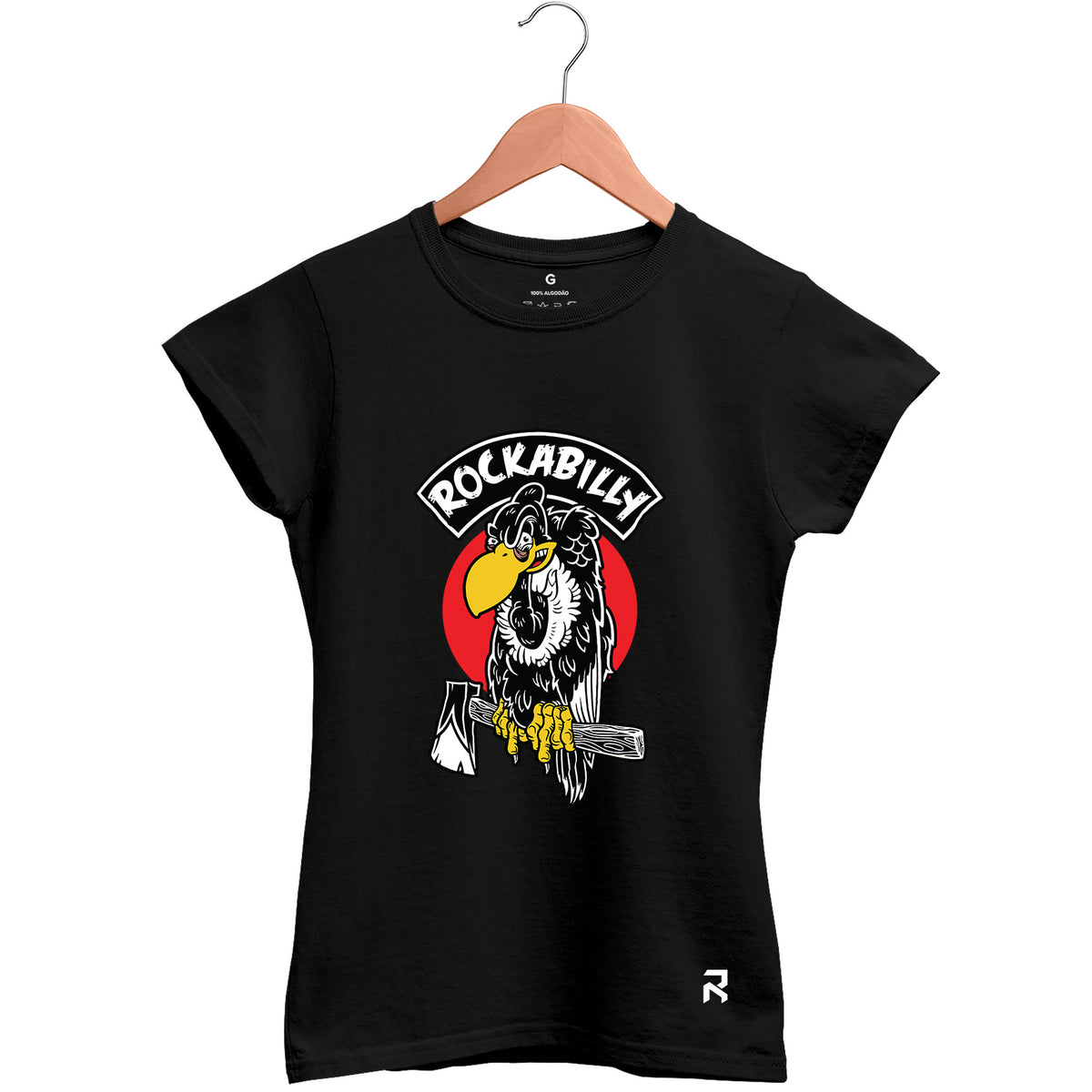 Camiseta Baby Look Feminina Rockabilly