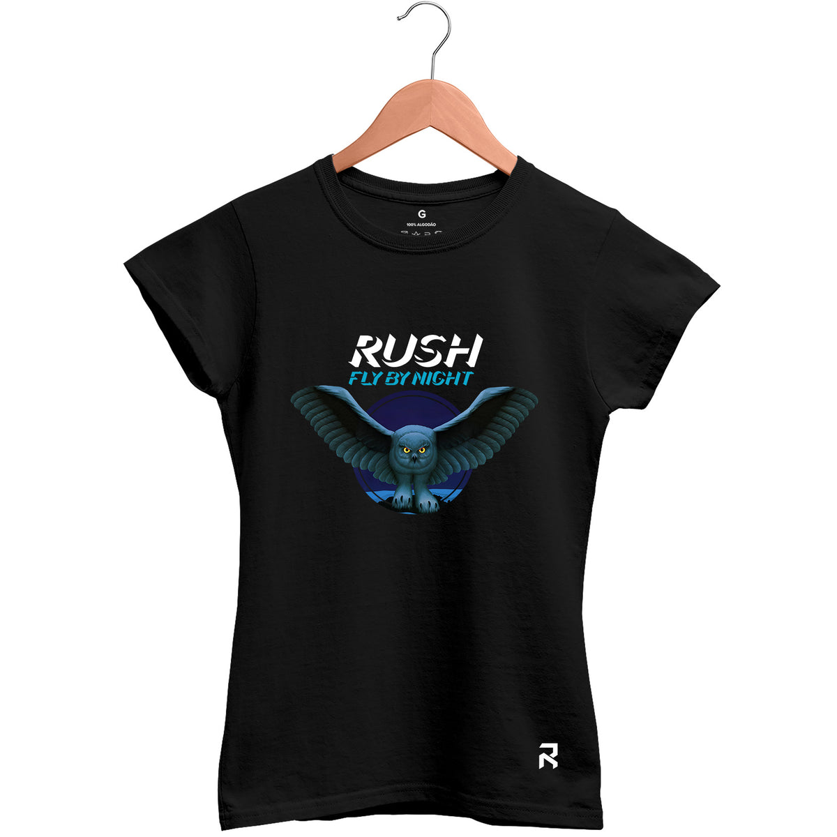 Camiseta Baby Look Feminina Rush Fly By Night