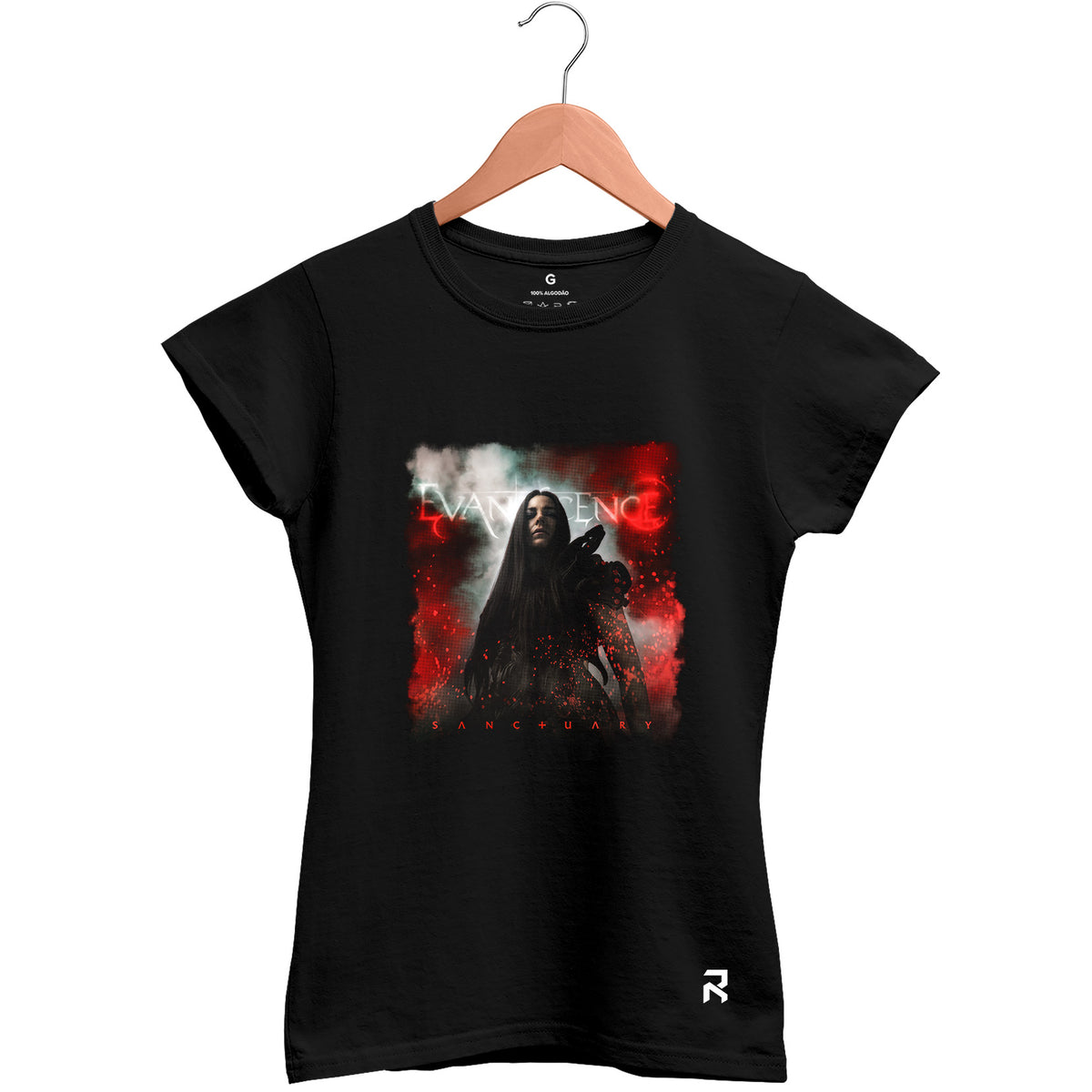 Camiseta Baby Look Feminina Sanctuary Evanescence