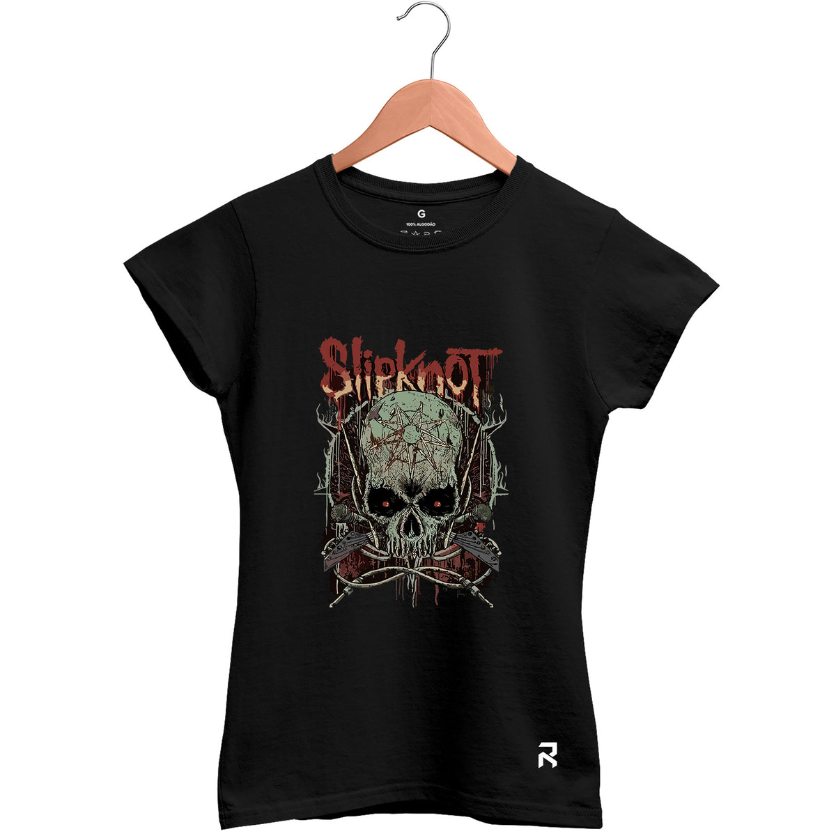Camiseta Baby Look Feminina Slipknot