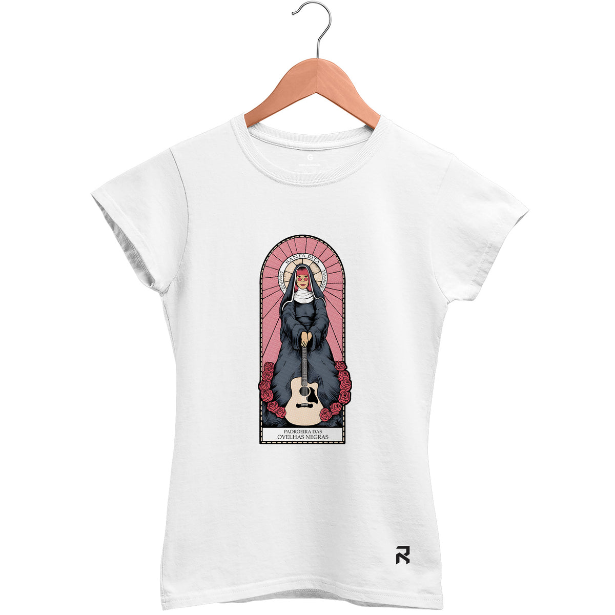 Camiseta Baby Look Feminina Santa Rita