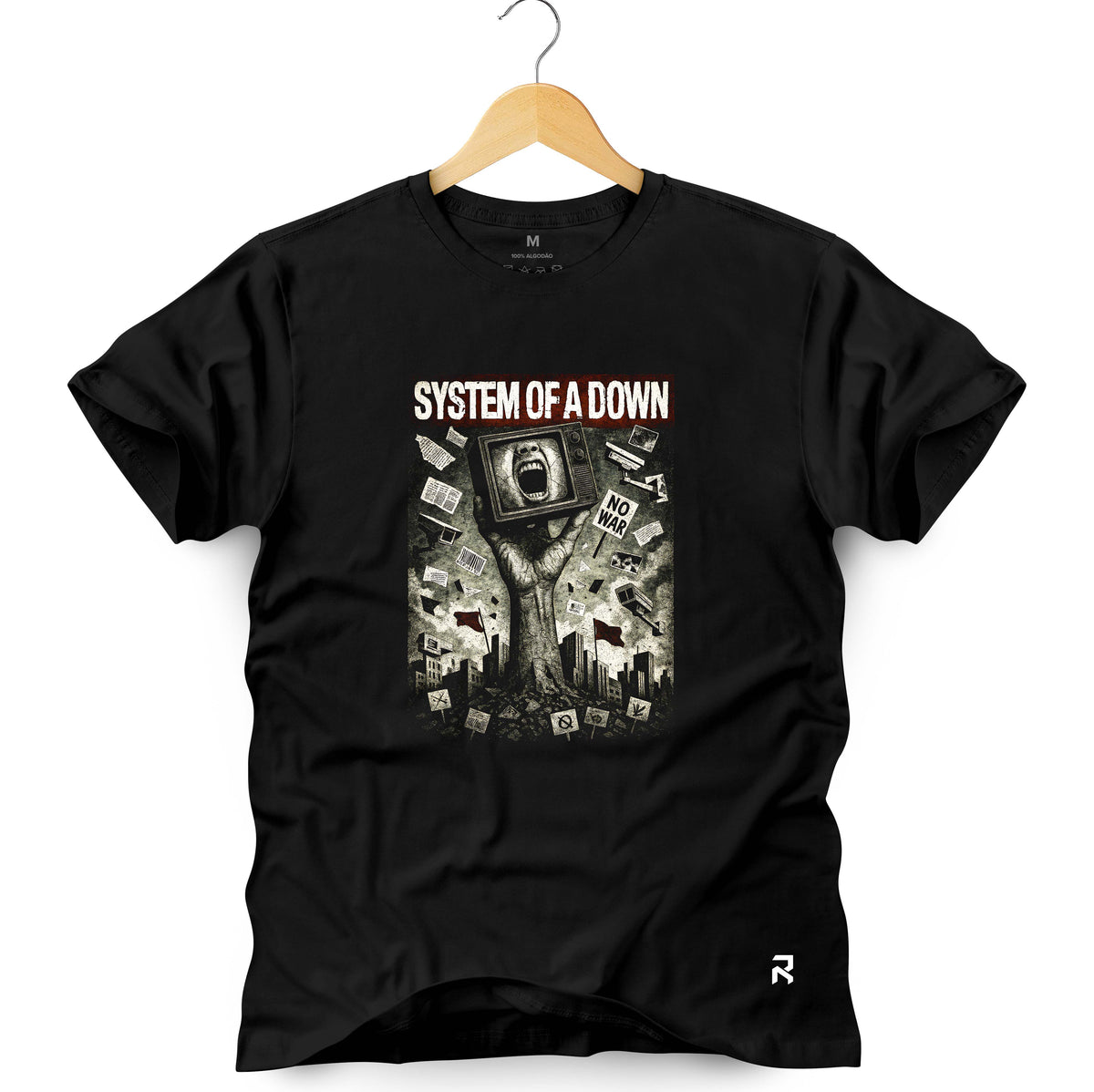 Camiseta Masculina System of a Down TV