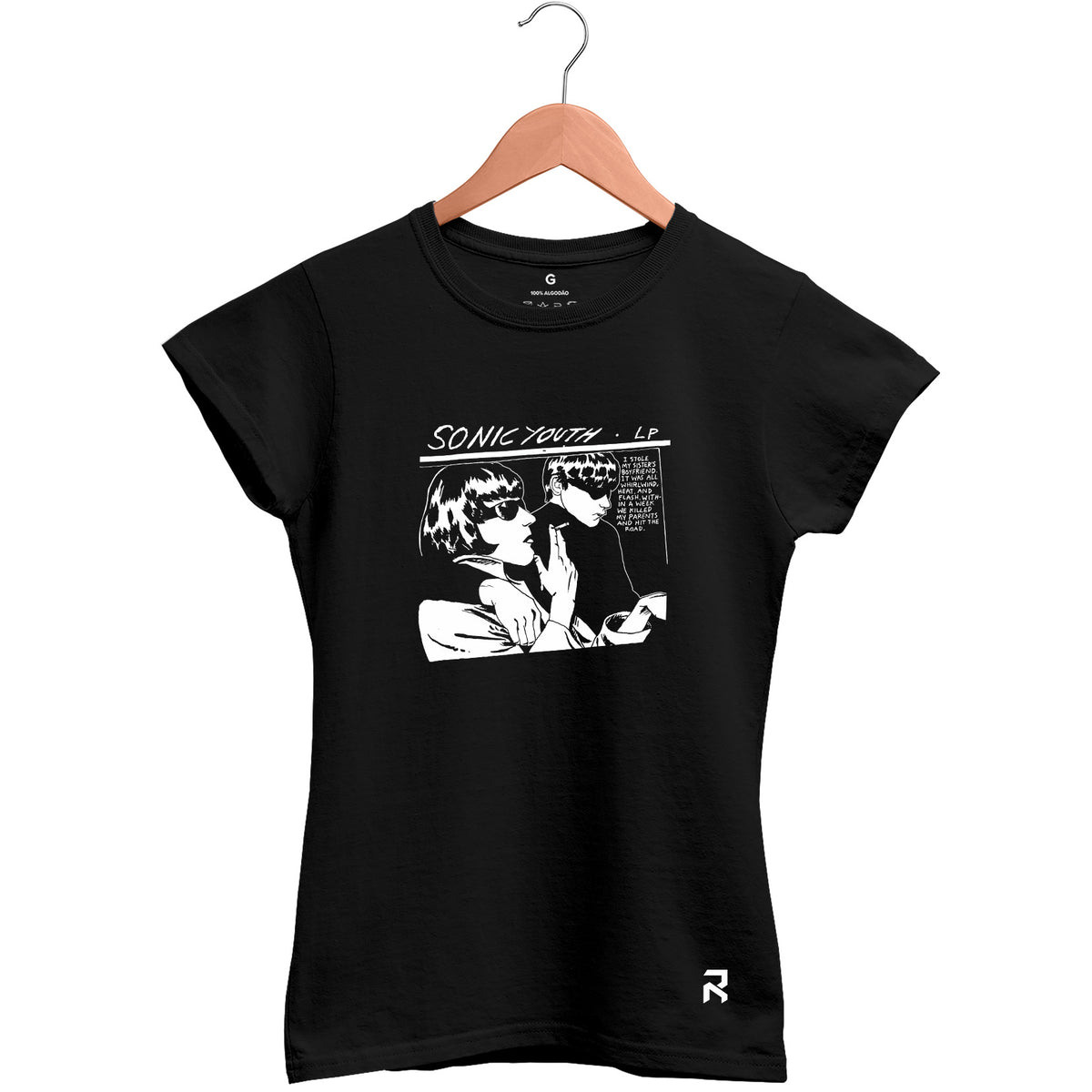 Camiseta Baby Look Feminina Sonic Youth