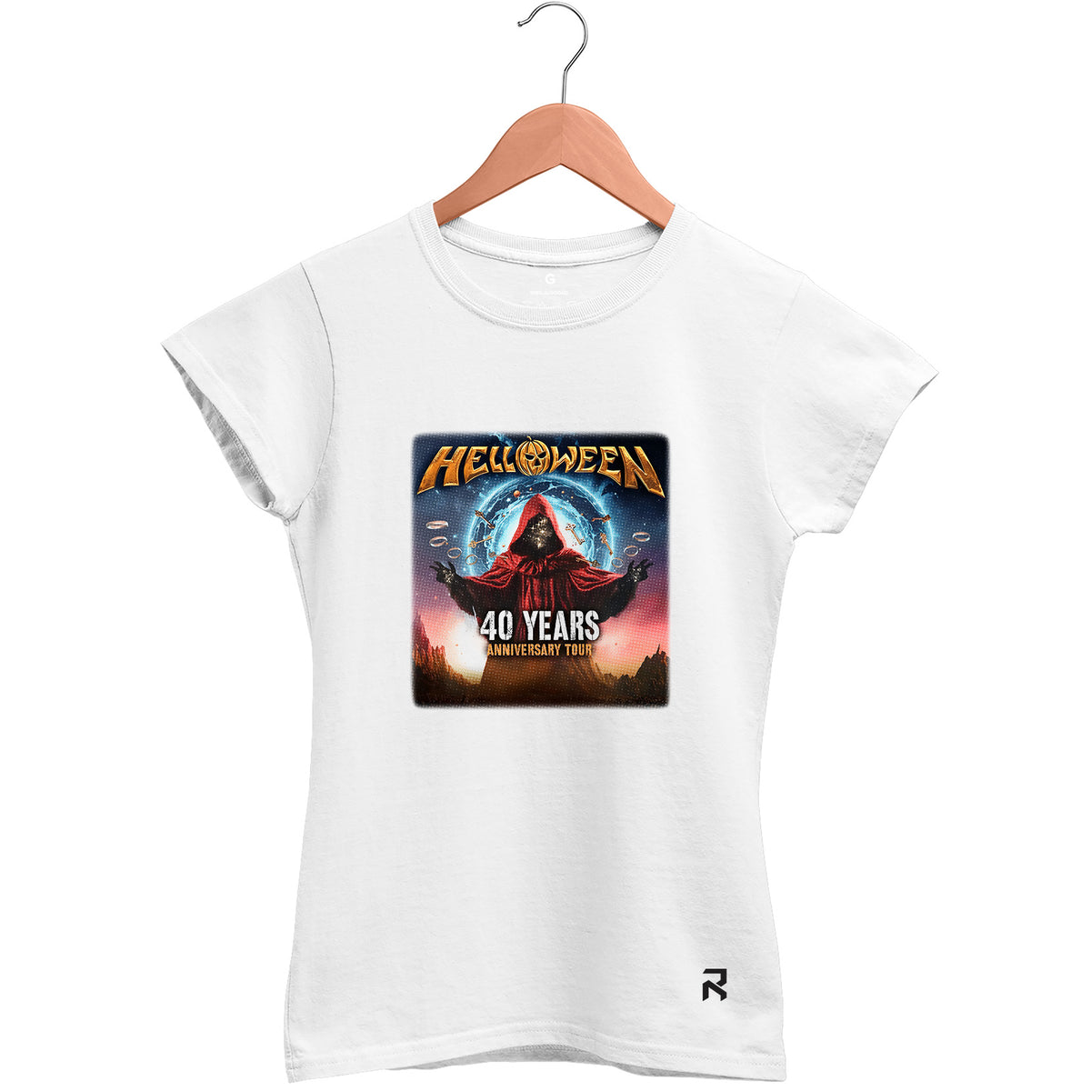 Camiseta Baby Look Feminina Tour Helloween