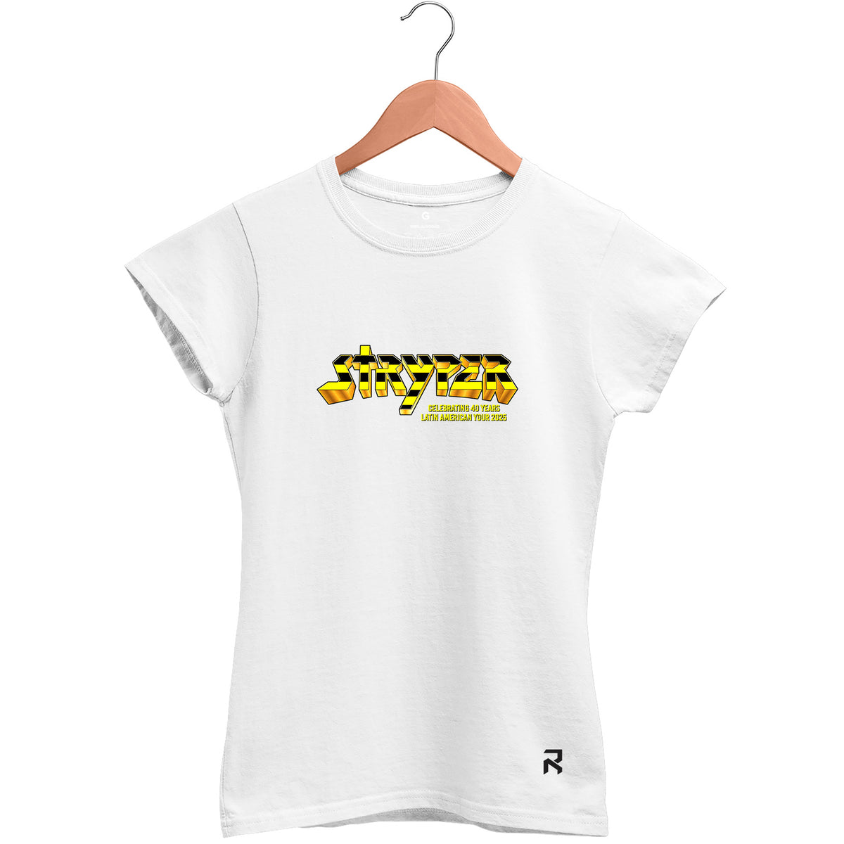 Camiseta Baby Look Feminina Tour Stryper