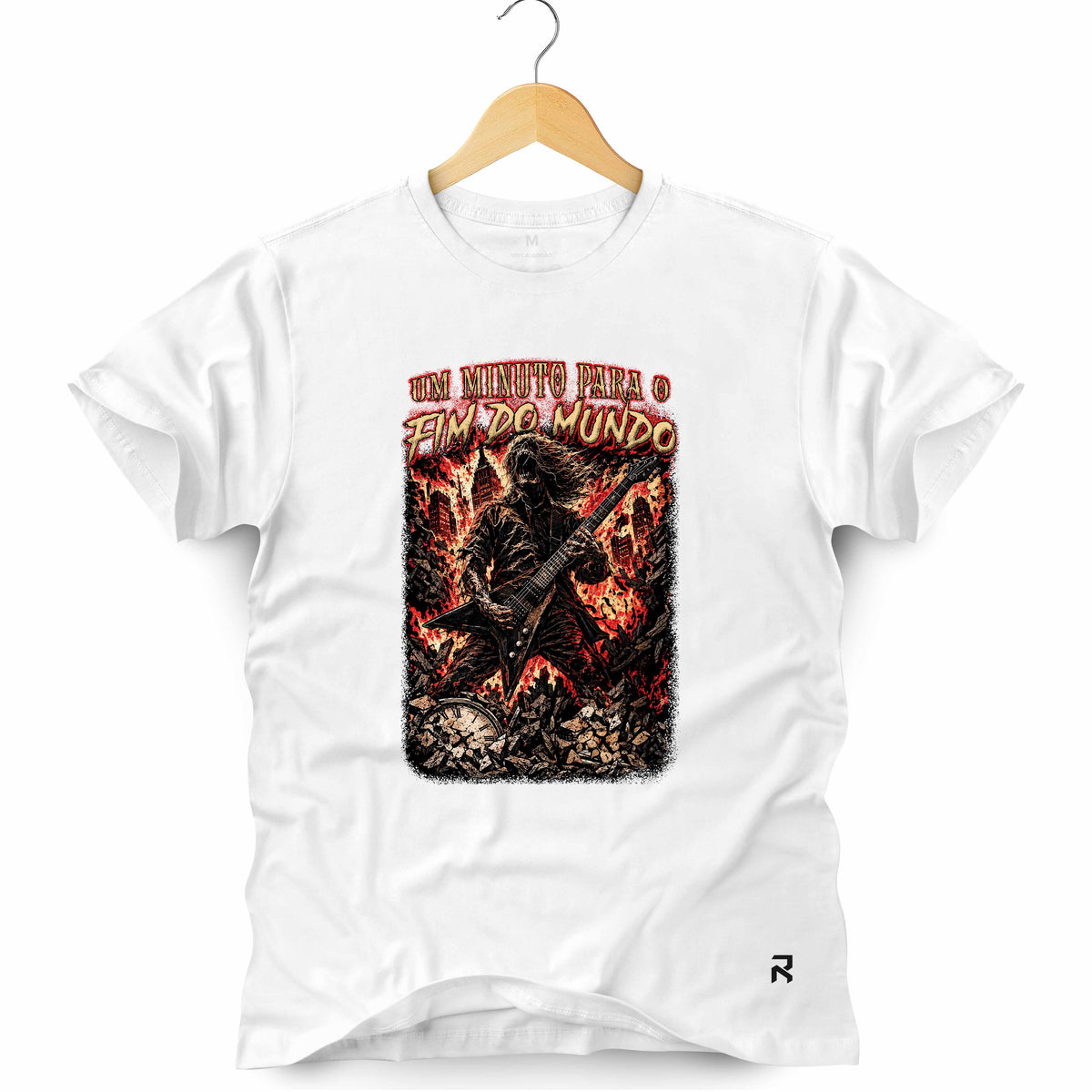 Camiseta Masculina Um Minuto Para o Fim do Mundo