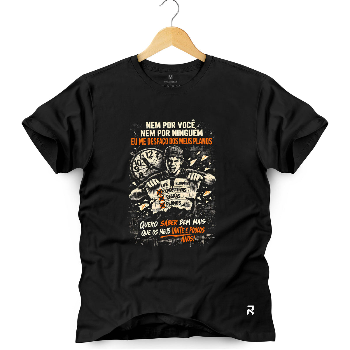 Camiseta Masculina Vinte e Poucos Anos