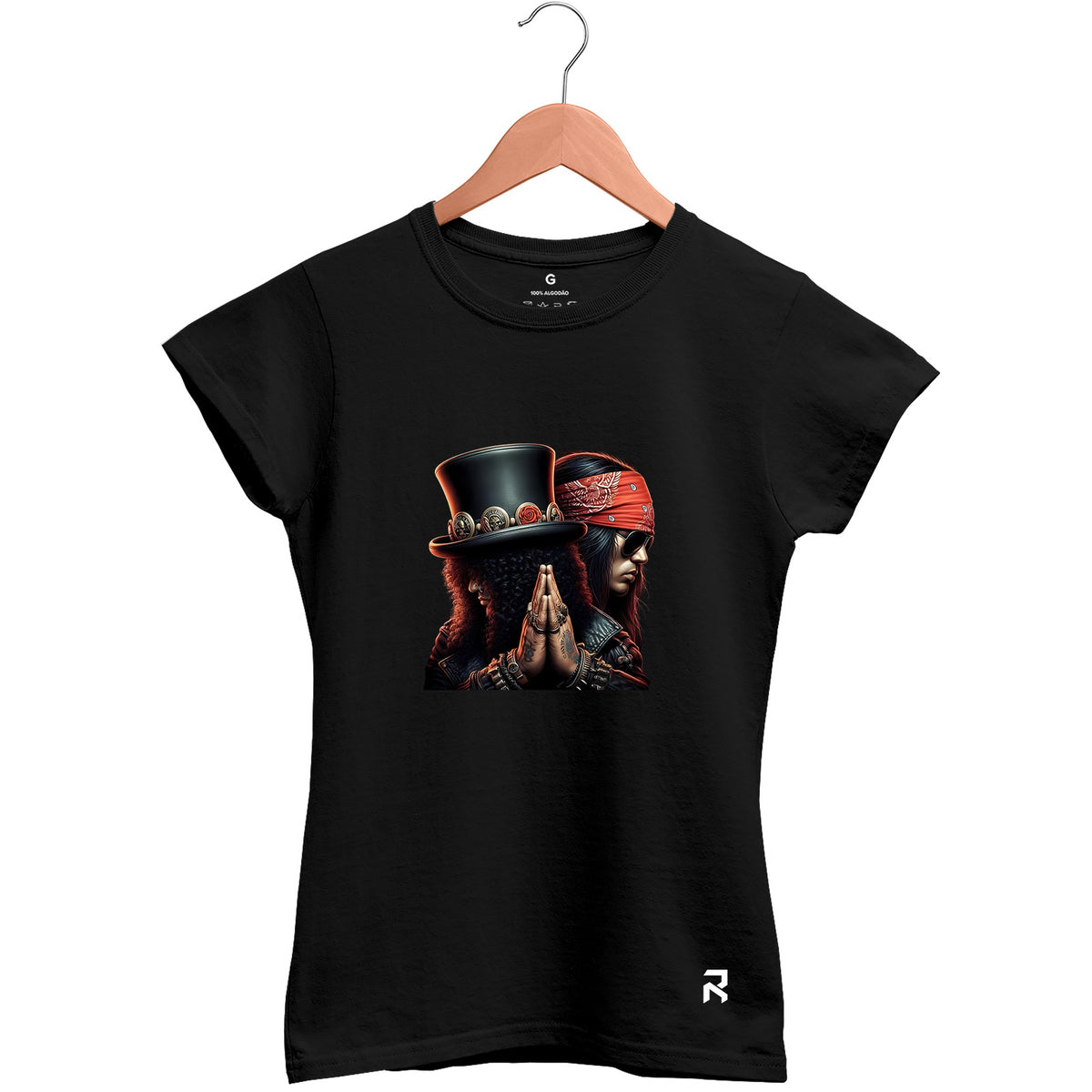 Camiseta Baby Look Feminina Axl Slash