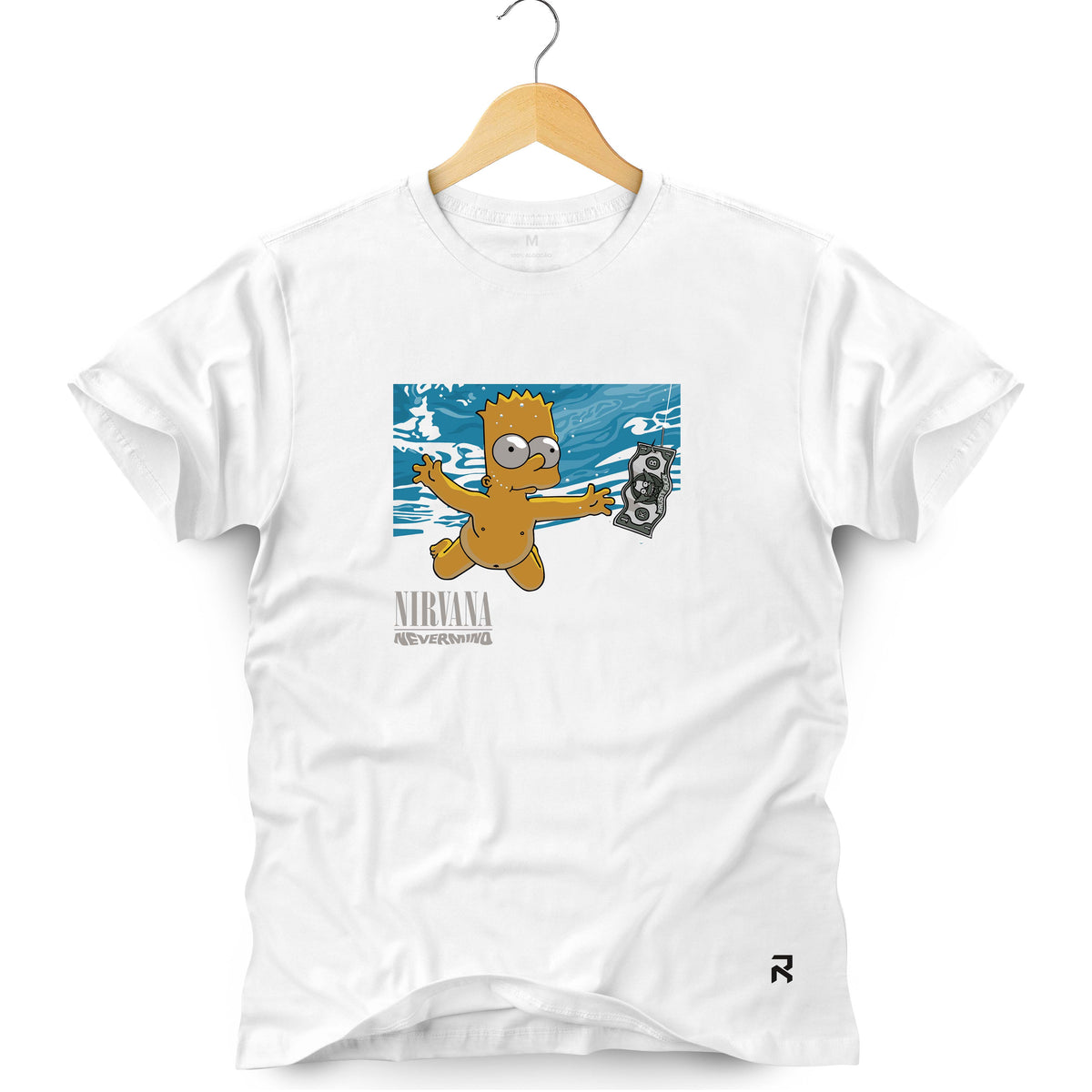 Camiseta Masculina Bart Nervermind